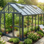 Serre de jardin en verre pour semis, conforme aux règles de déclaration en 2026