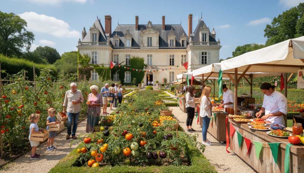 découvrez le programme complet de la fête de la tomate 2025 au château de la bourdaisière : animations, dégustations et informations pratiques pour toute la famille.
