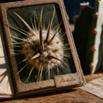 Cactaceae : gros plan d’aréoles et d’épines de cactus vrais