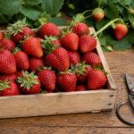 Comment cueillir les fraises : fraises mûres prêtes à récolter
