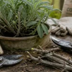 Quand tailler les sauges : sécateur sur sauge, bourgeon frais, anti-bois mort