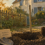arbre a planter : jeune arbre planté en terre