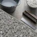 Béton lavé : granulats et lavage de terrasse