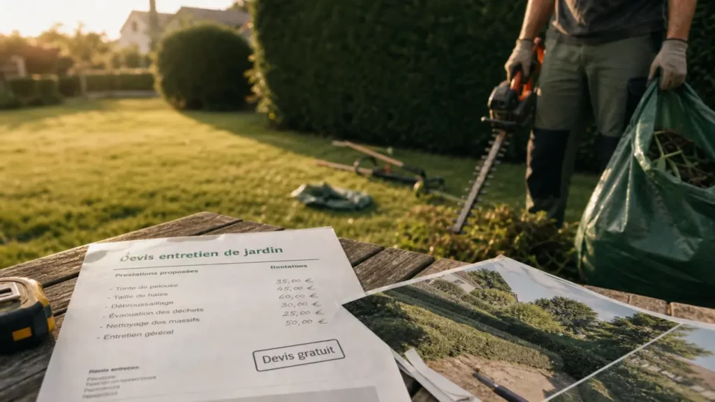 Devis entretien de jardin Beauvoir-sur-Mer : devis gratuit sur table avec jardinier