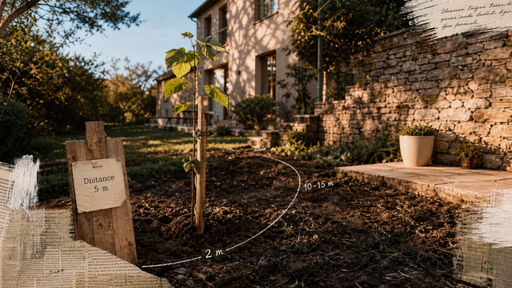 Paulownia à 5 m de la maison : distance minimale