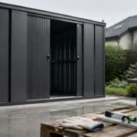 Abri de jardin aluminium sur dalle béton 10 à 15 cm