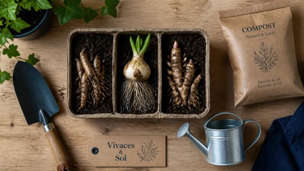 Plantes vivaces automne : sol drainé et floraisons échelonnées