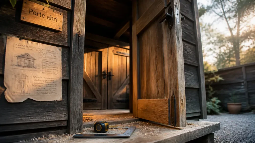 Porte abri de jardin : modèles selon ouverture et pose