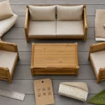 Salon de jardin bambou dehors : vérifications anti-moisissure