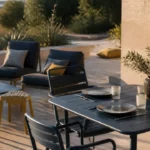 Salon de jardin Fermob pour repas et détente en extérieur