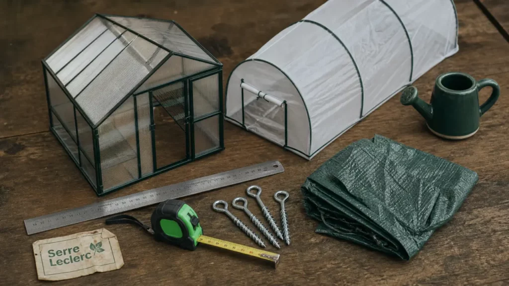 Serre de jardin Leclerc : tunnel, polycarbonate ou mini-serre