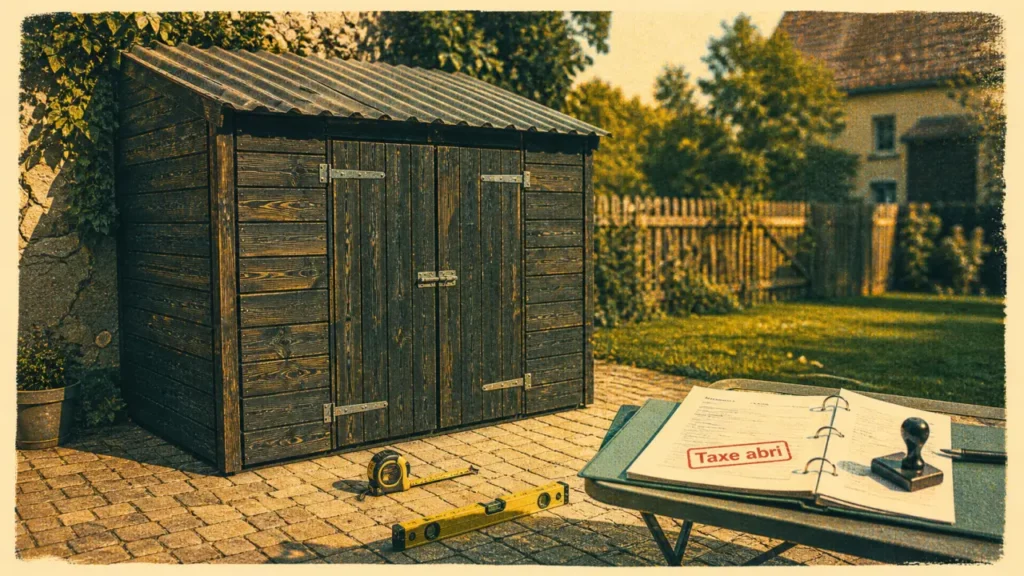 Taxe abri de jardin : mesure 5 m², 1,80 m, vérification avant installation