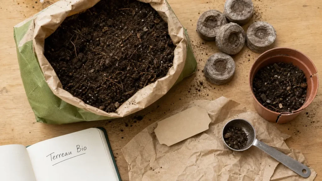 Terreau potager bio : compost et fibres, check avant achat