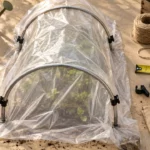 Bâche pour serre de jardin 200 microns PVC armé pour tunnel