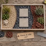 Décoration de jardin avec des pierres : allée stable, bonne granulométrie