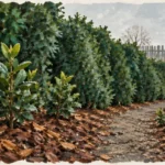 Haie de jardin sans entretien : haie persistante en forme libre
